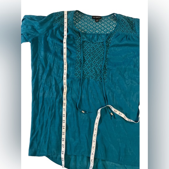 I.N. Studio Teal Top - Picture 7 of 7